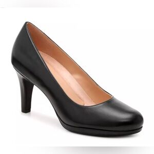 Naturalizer Womens Michelle Black Pumps Heels 11 Comfort Elegant Shoes NEW $130